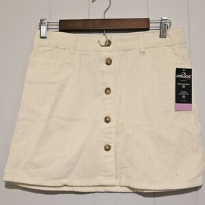 NWT Cream Skirt Corduroy Skirt XL